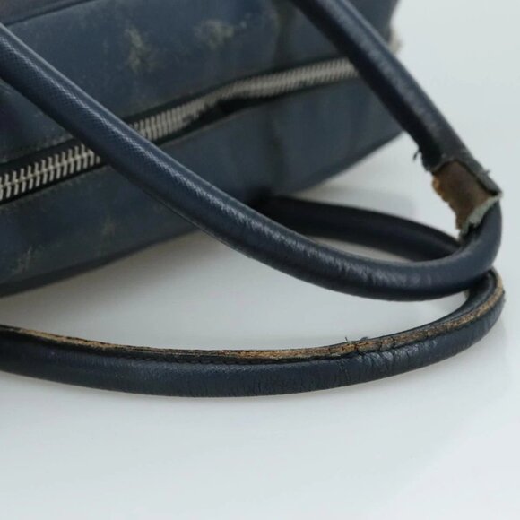 PRADA Business Bag Leather Navy Auth 102353 - Picture 8 of 16